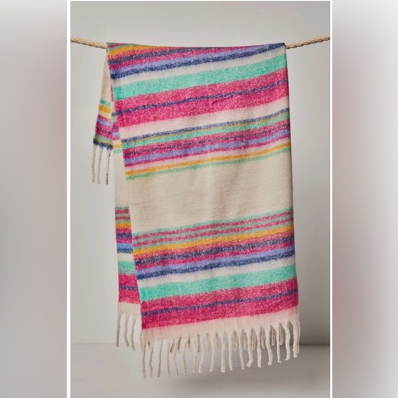 Free People Other - NWT Free People Skye Stripe Blanket